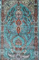 schmuckstucke handgeknüpften Seidenteppich -Masse 70 x 120cm