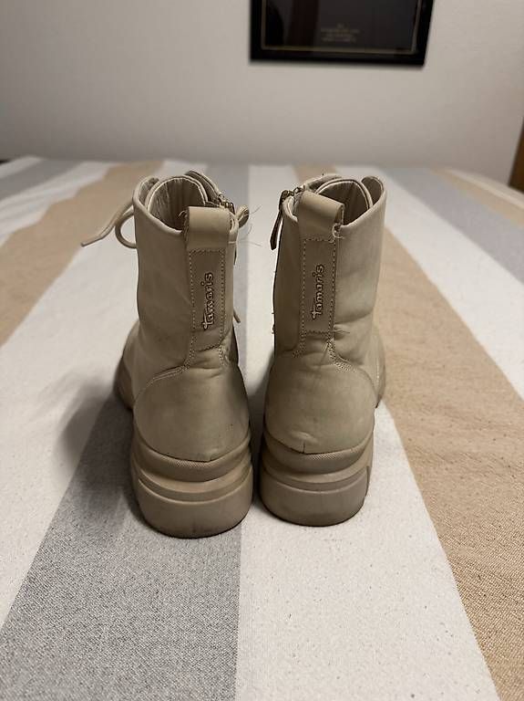 Damenschuhe:  Schnürboots Beige  Grösse 40 – Gebraucht aus Koblenz von Newfarmer 1
