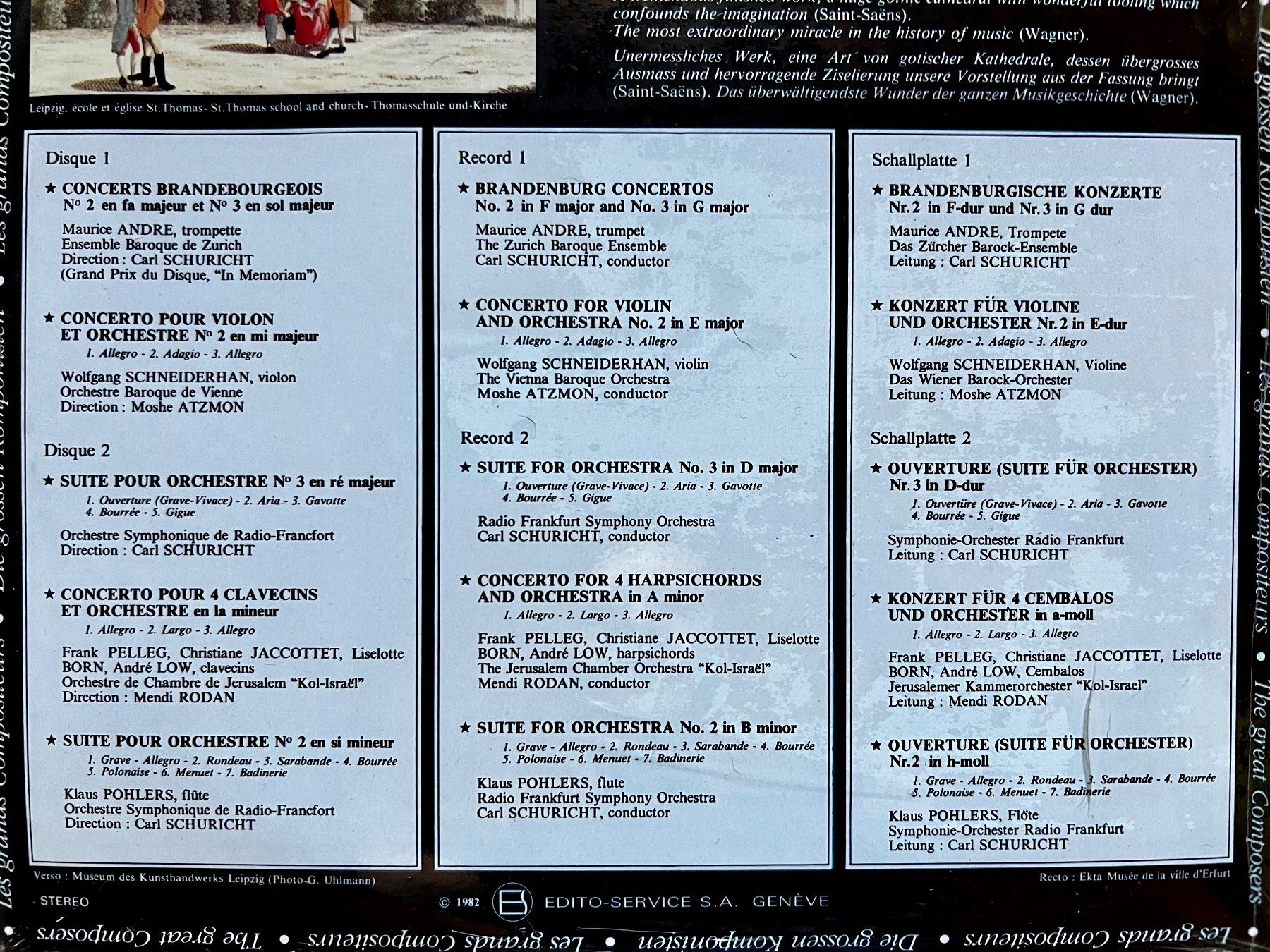 Dischi in vinile: 7 LPs NEU & ORGV. Les Grands Compositeurs     BACH BEETHOVEN – Nuovo e nell'imballaggio originale da Unterseen venduto da vinylmore 6