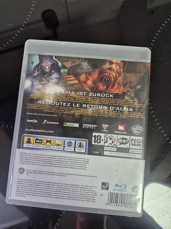 Giochi: Fear 2 für PS 3 – Usato da Grenchen venduto da Progwarts 1