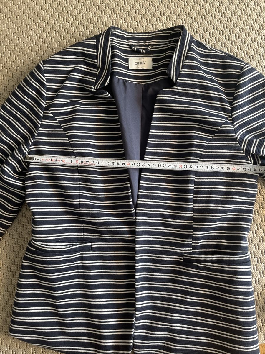 Jacken: Jacke, Obly, blau/weiss gestreift, ca. 40 – Gebraucht aus Solothurn von Bobesch08 3