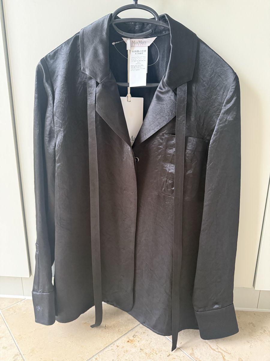 Max Mara Camicette: Max Mara silk shirt – Nuovo e nell'imballaggio originale da Zürich venduto da ali_rlx5