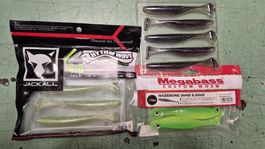 Leurre megabass et Jackall 5"