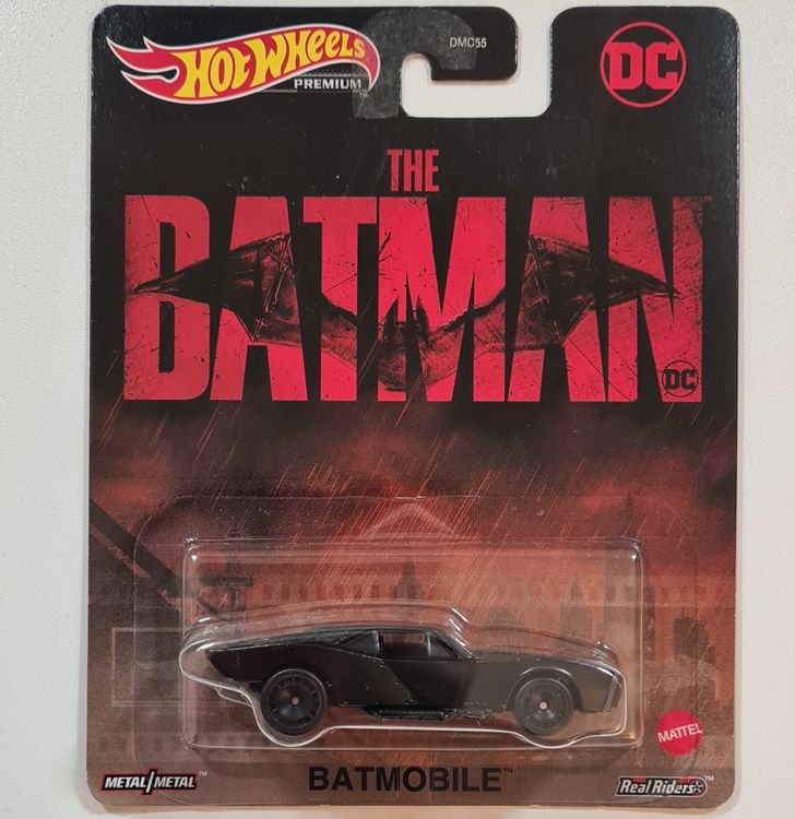 Hot Wheels Batman Batmobile Premium Real Riders (Neu und ...