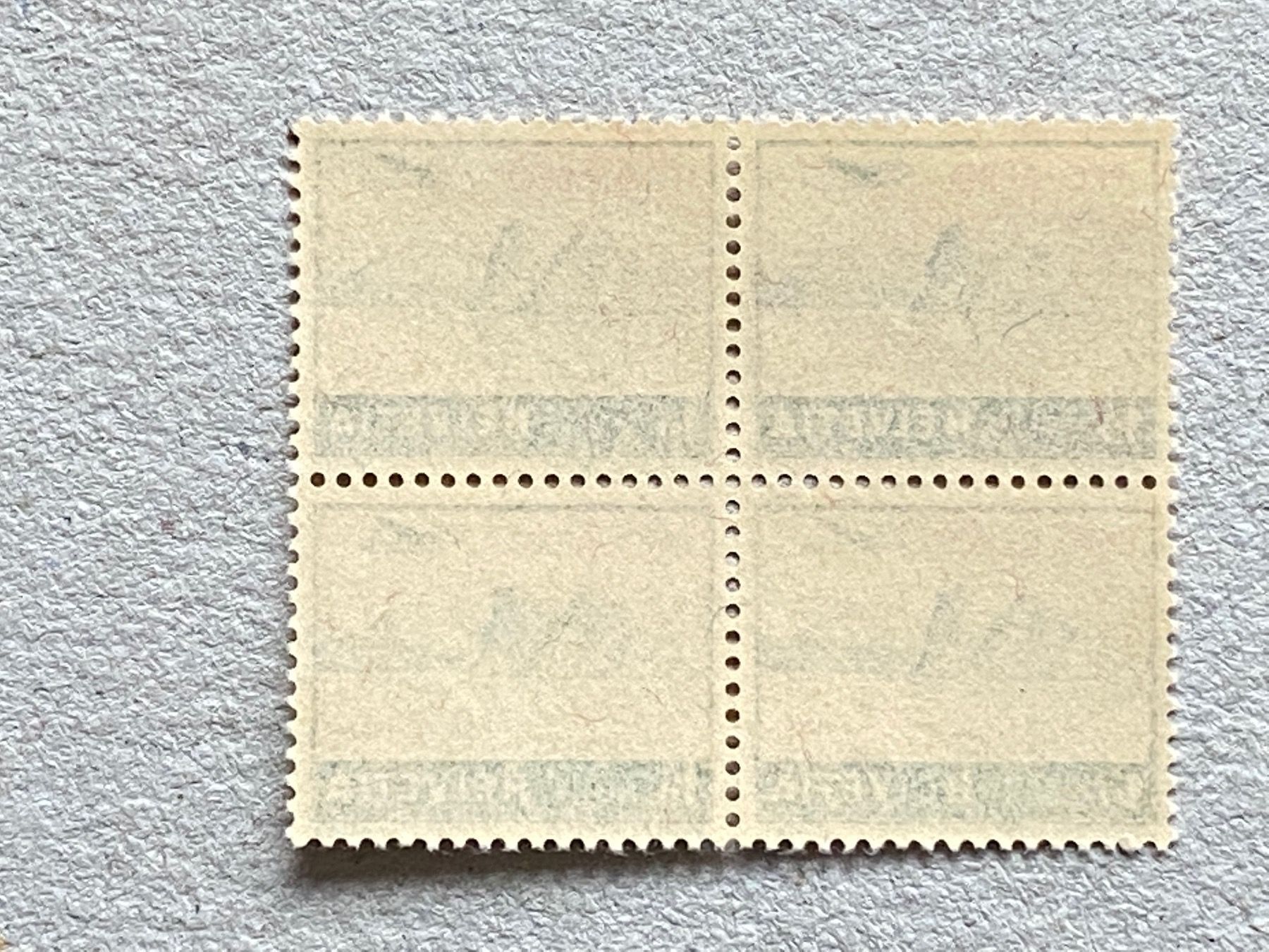 Alle Briefmarken: F35A1,Aufdruck nach links verschoben, ** – Gebraucht aus Aarau von hilde47 3