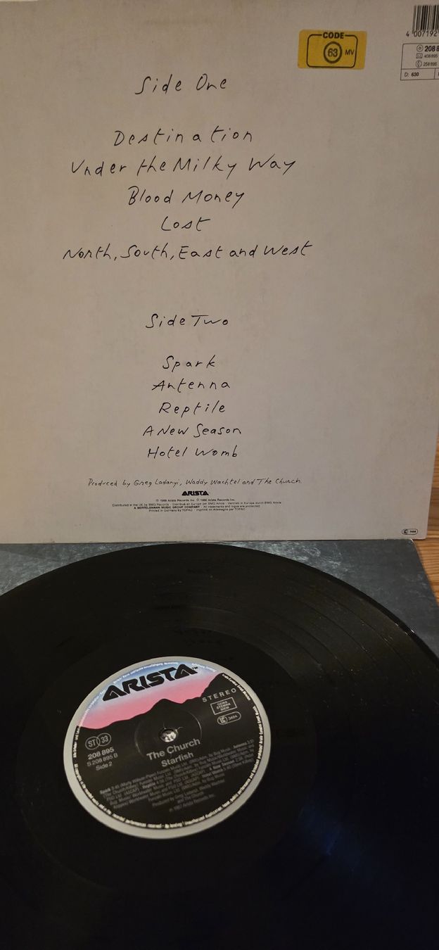 Dischi in vinile: The Church - Starfish 1987 Vg,Vg – Usato da Yvonand venduto da RF-VINYL 5