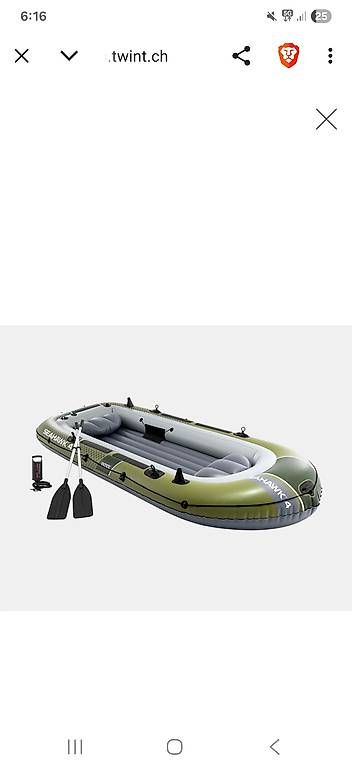 Barche: Seahawk 4 Inflatable Boat Set (2026) : intex  – Usato da Pfaffnau venduto da Hawaiano