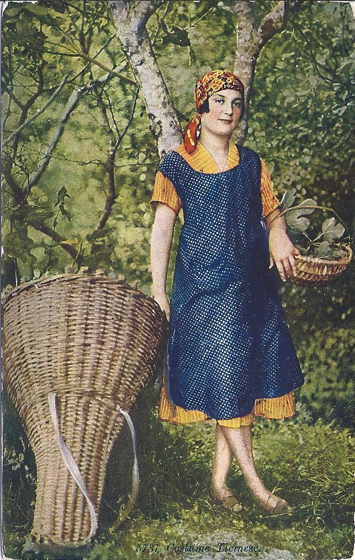 Cartes postales: TESSIN, le costume tessinois – Neuf (Voir description) à Les Verrières par Scampi0