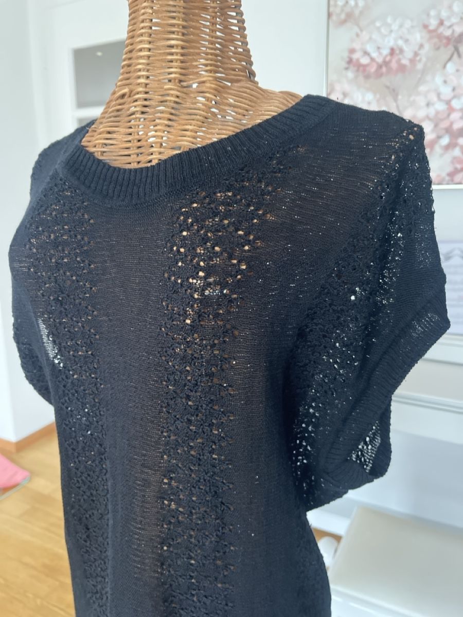 Maglioni & Felpe: Strickpulli, Kurzarm. leicht transparent, H&M, ca. 38 – Usato da Solothurn venduto da Bobesch08 1