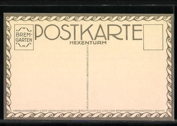 Cartoline postali: Bremgarten /AG, Partie mit Turm – Usato da Berlin venduto da bartko-reher 1