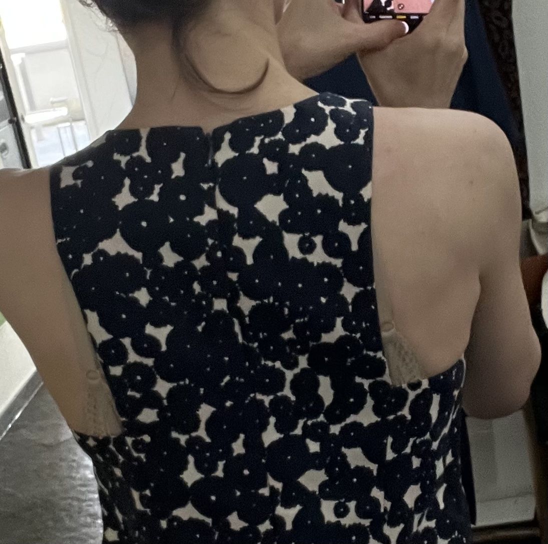Kleider: Club Monaco Wool Silk Floral Shift Kleid – Gebraucht aus Meilen von Tamara23 4