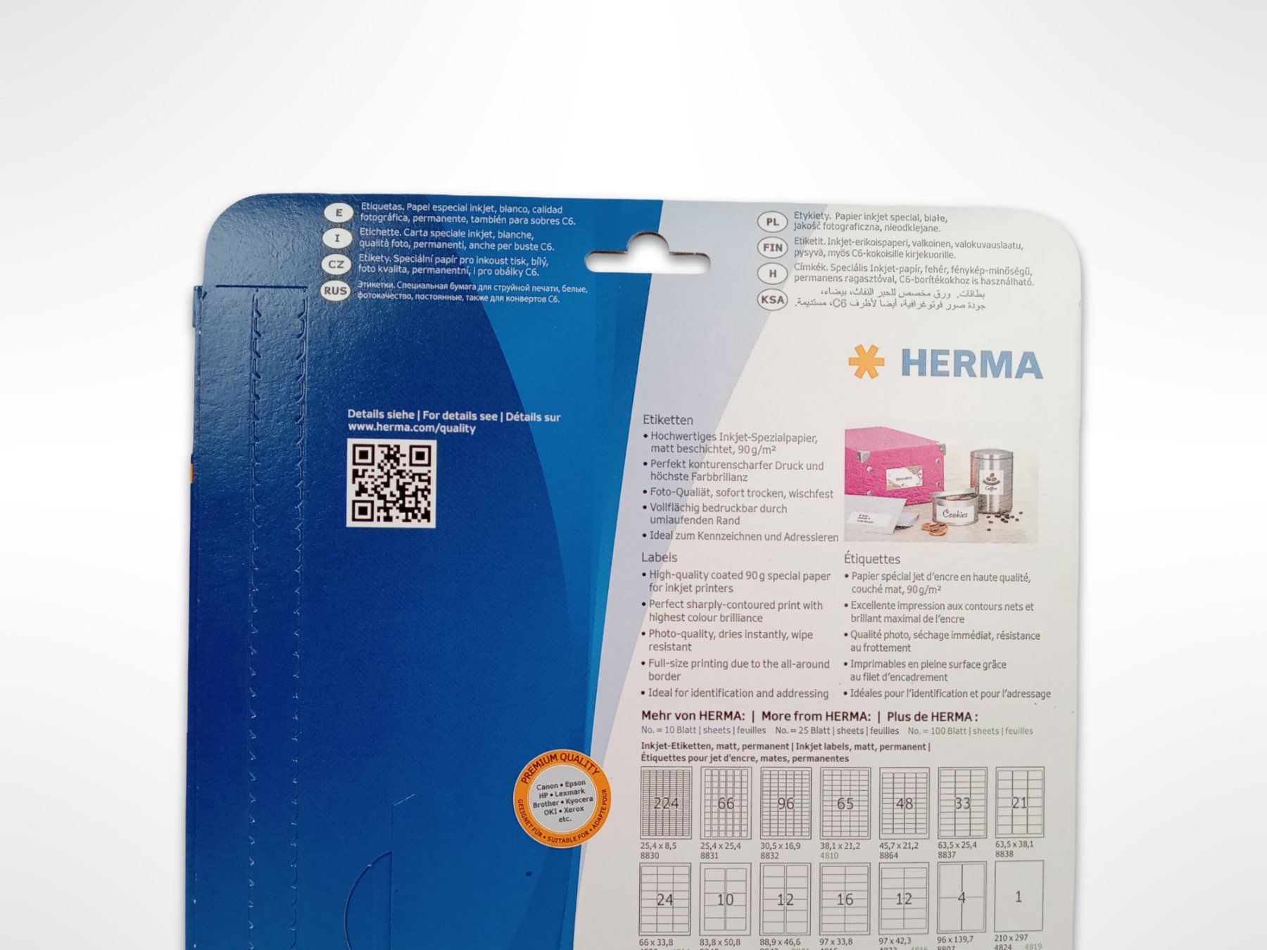 Aufkleber: HERMA Inkjet-Etiketten Nr. 8837 – Neu (gemäss Beschreibung) aus Suhr von Restwert_Suhr 4