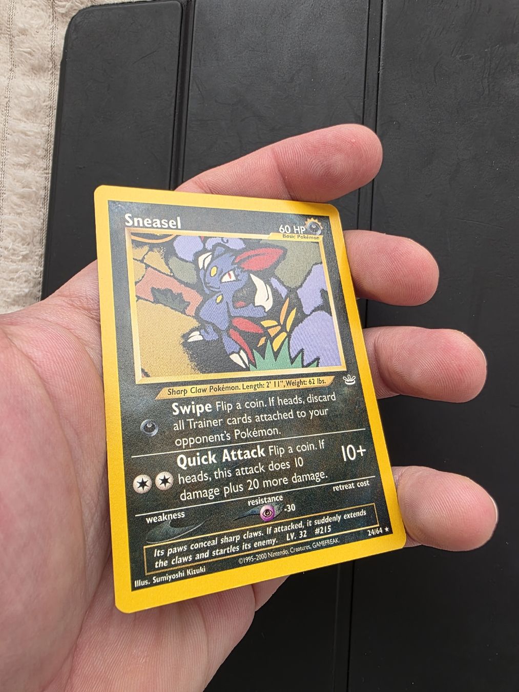 Pokémon Carte collezionabili: Pokemon Karte - Sneasel - Selten – Usato da oberbuchsiten venduto da thug4 1