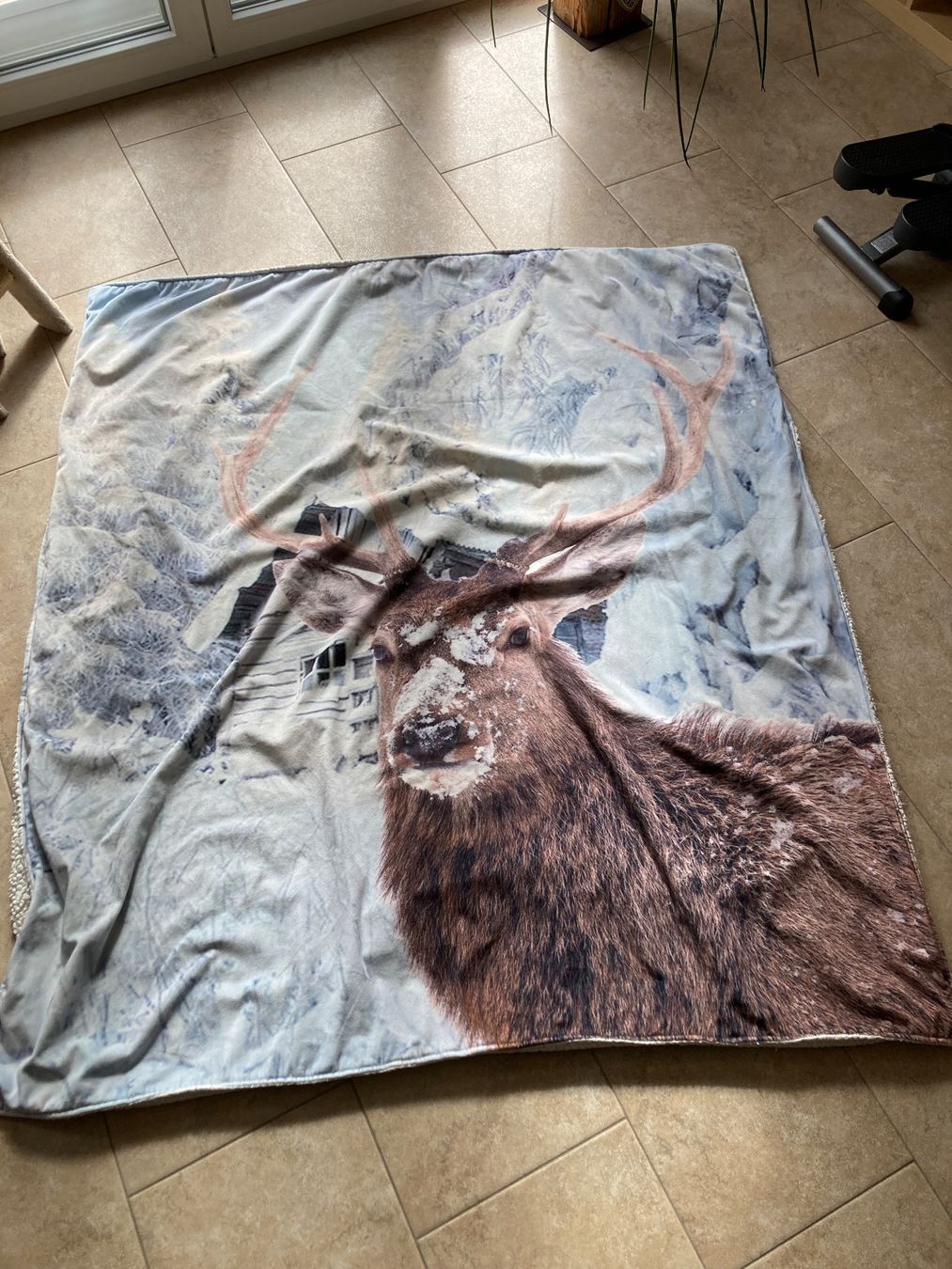 Coperte: Kuschelige Decke mit Hirsch-Motiv – Usato da Gelterkinden venduto da froggy80