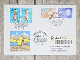 CL11 Enveloppe + Timbre Suisse 1994