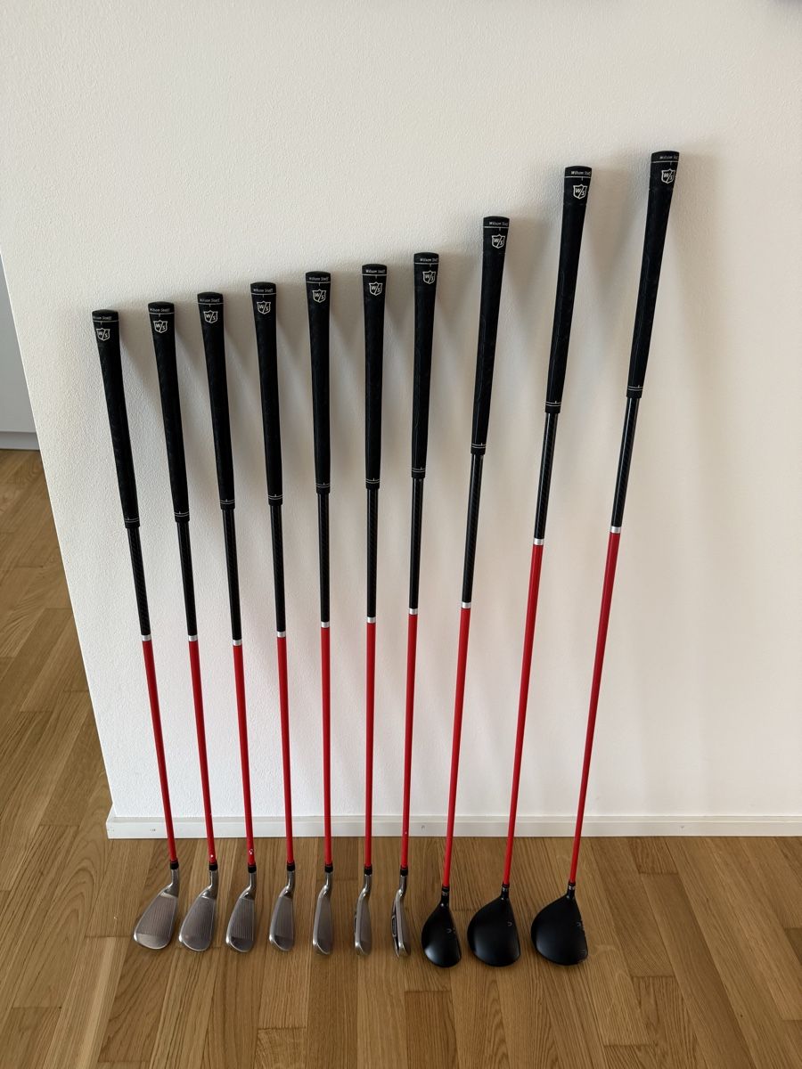 Wilson Mazze & Set: Wilson D300 SuperLight Golfset – Graphitschäfte – Usato da St. Gallen venduto da TheBoy1