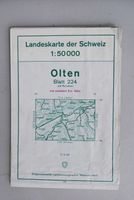 Landeskarte der Schweiz, 1 : 50'000, 224 Olten 1970