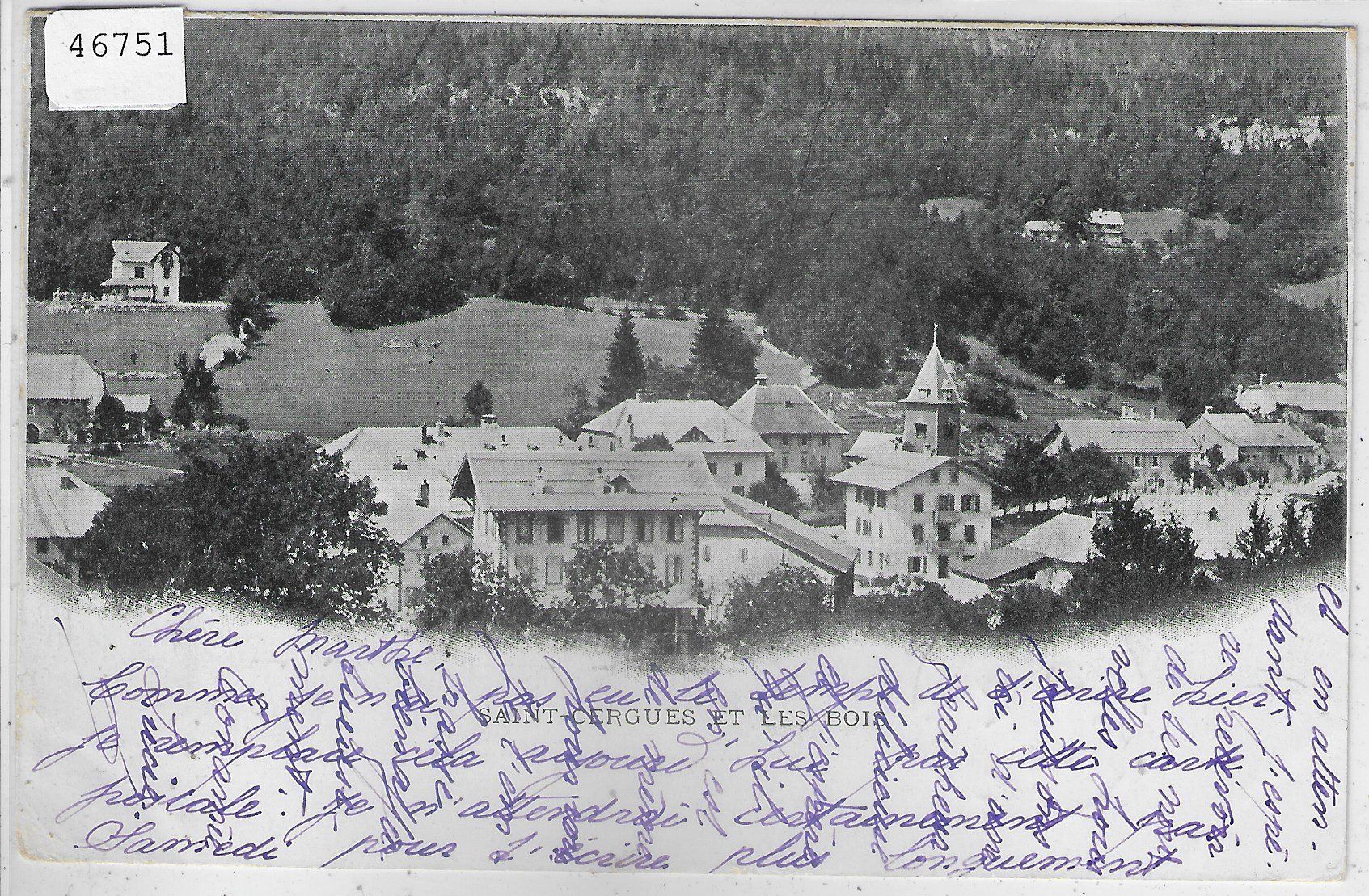 Cartoline postali: Saint-Cergues et Les Bois – Usato da Ettingen venduto da Kartenplanet