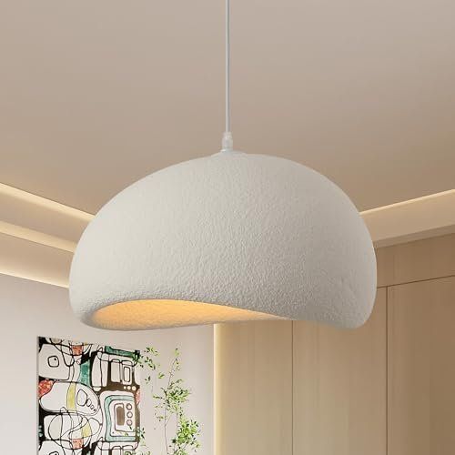 Kronleuchter & Deckenlampen: 30Cm Moderne Pendelleuchte Esszimmer E27 Weisser Shell – Neu und originalverpackt aus Hundwil von tec_mm27 2