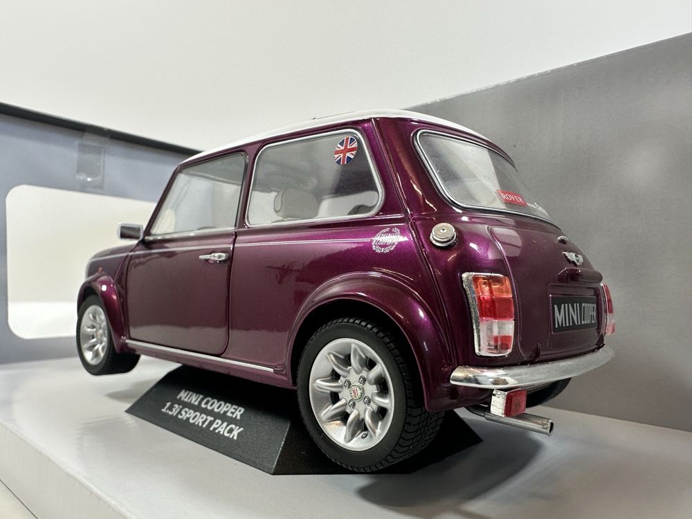 Mini Cooper 1.3i Sport Pack 1:18, violett, inkl. OVP, SOLIDO (Neu ...