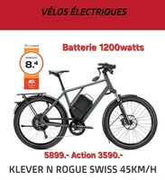 Vélos électriques neuf 45 kmh 3590.- 