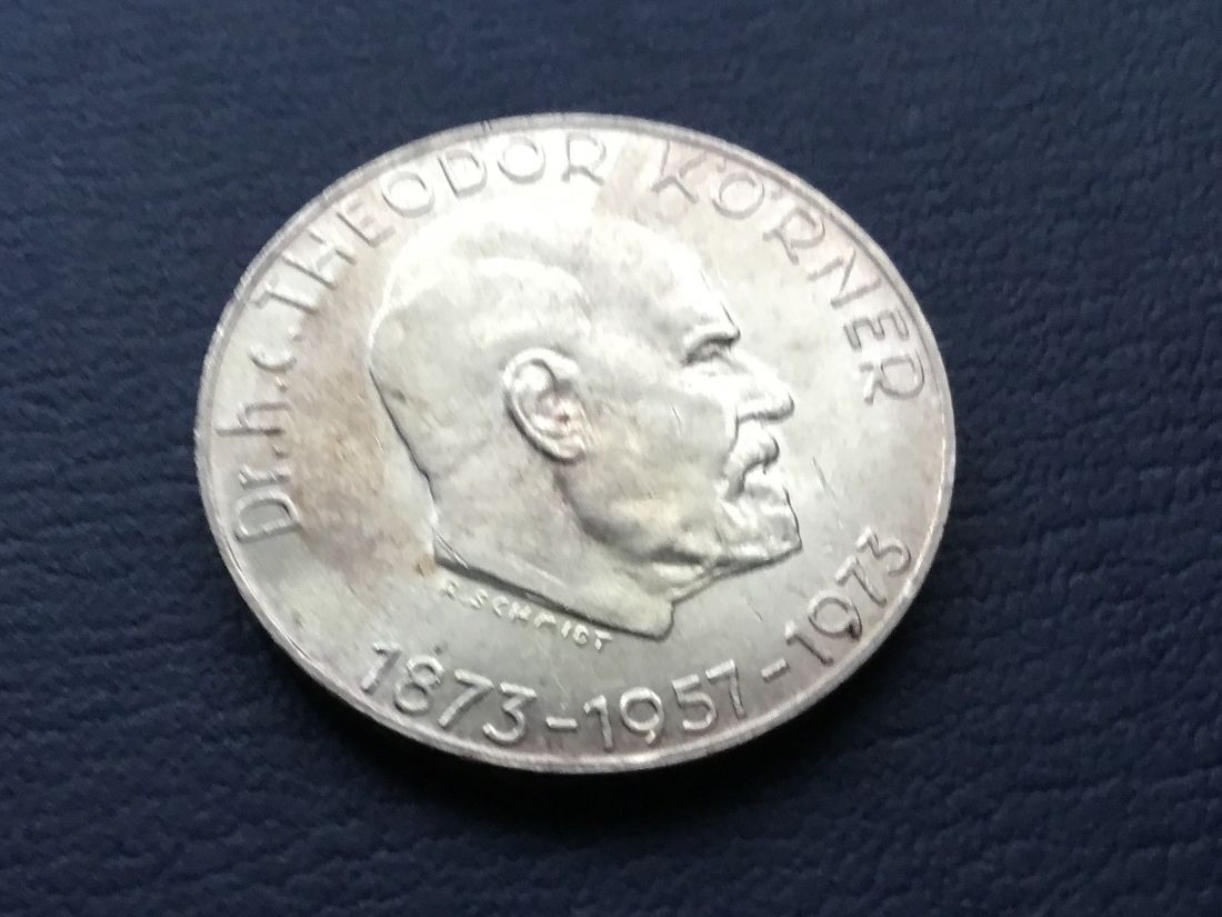 Tutti le monete: 50 Schilling 1973 Dr.Theodor Körner – Usato da St. Margrethen SG venduto da alfapeugeot10 1