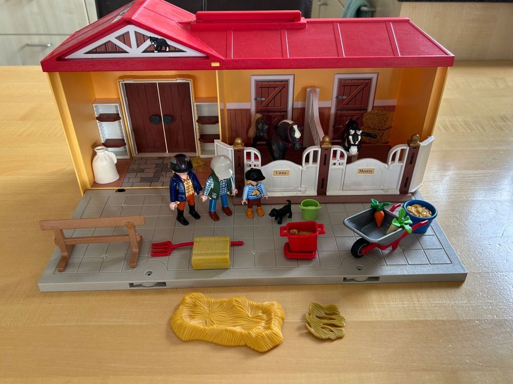 PLAYMOBIL 5348 Mein Pferdestall zum Mitnehmen | Kaufen auf Ricardo