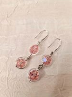 Ohrringe aus Swarovski Perlen Light  Rose