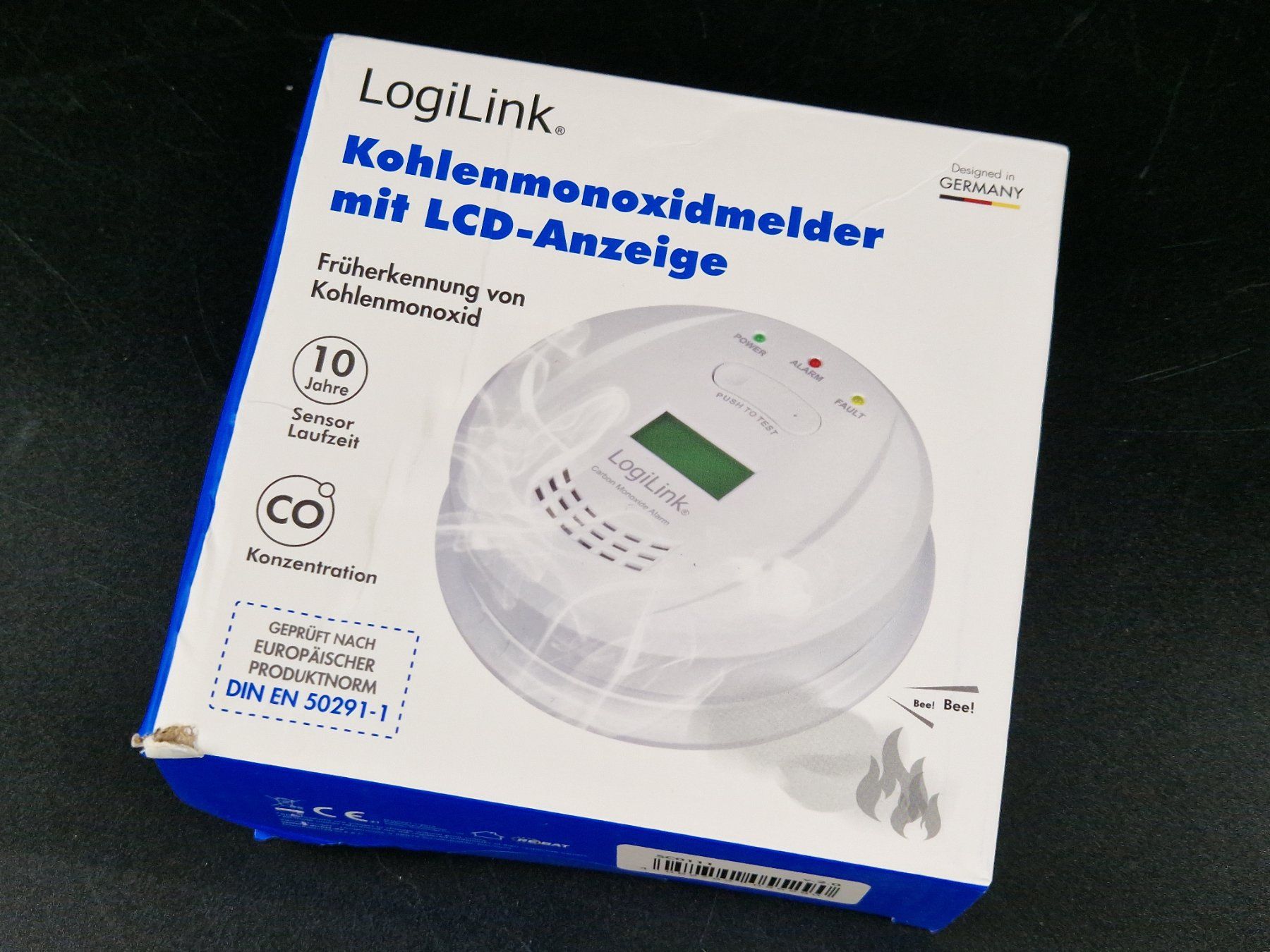 Sistemi d'allarme: Kohlenmoxidmelder LogiLink – Usato da Muhen venduto da Restwert_Muhen 4