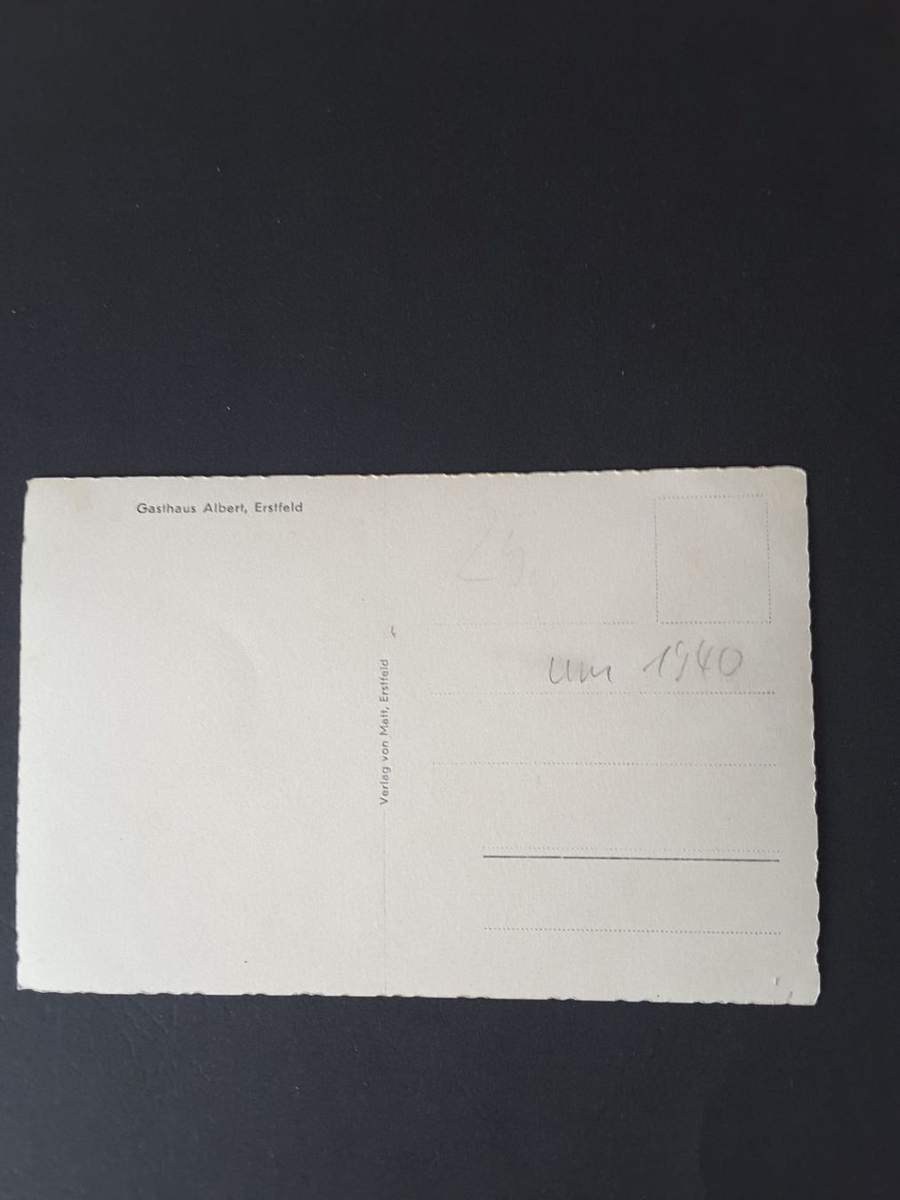 Cartoline postali: AK Gasthaus Albert Erstfeld Uri,Oldtimer – Usato da Reichenburg venduto da Pipo-67 1