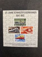 Schweiz 1972 Vignette 125 Jahre Eisenbahn postfrisch