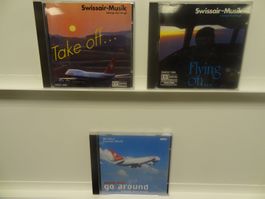 Swissair-Musik CD's, 3 Stk., Top Zustand, Raritäten!