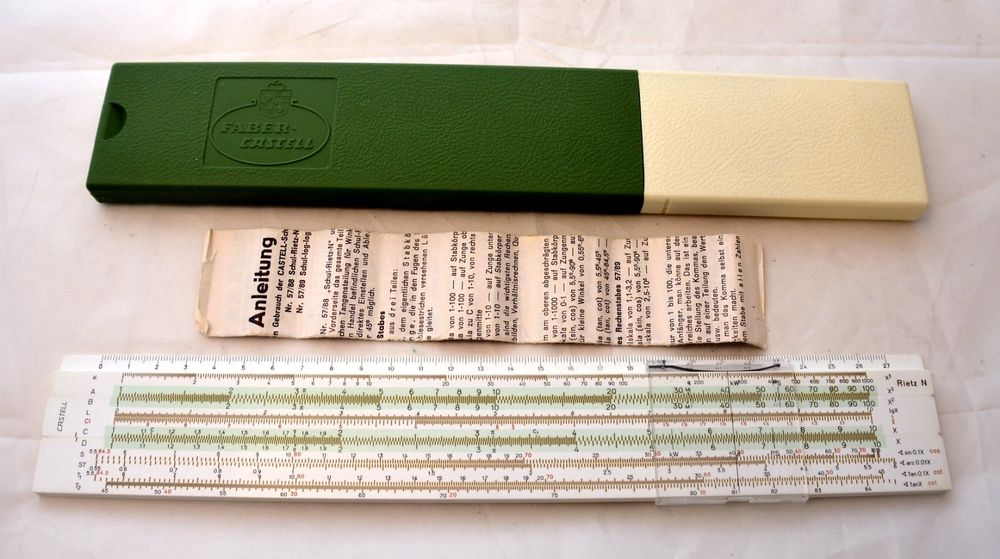 Rechenschieber A.W. Faber-Castell 57/88 Rietz N (Gebraucht) in ...