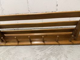 Wandgarderobe mit Hutablage