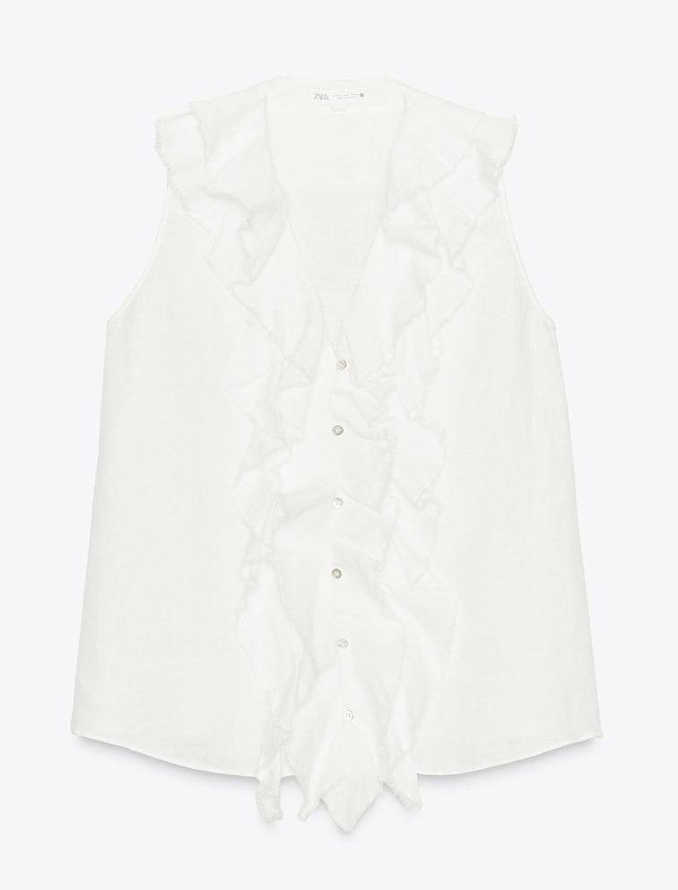 Zara Camicette: LEINENBLUSE ZARA NEU – Nuovo e nell'imballaggio originale da Biberist venduto da Soleda67 4