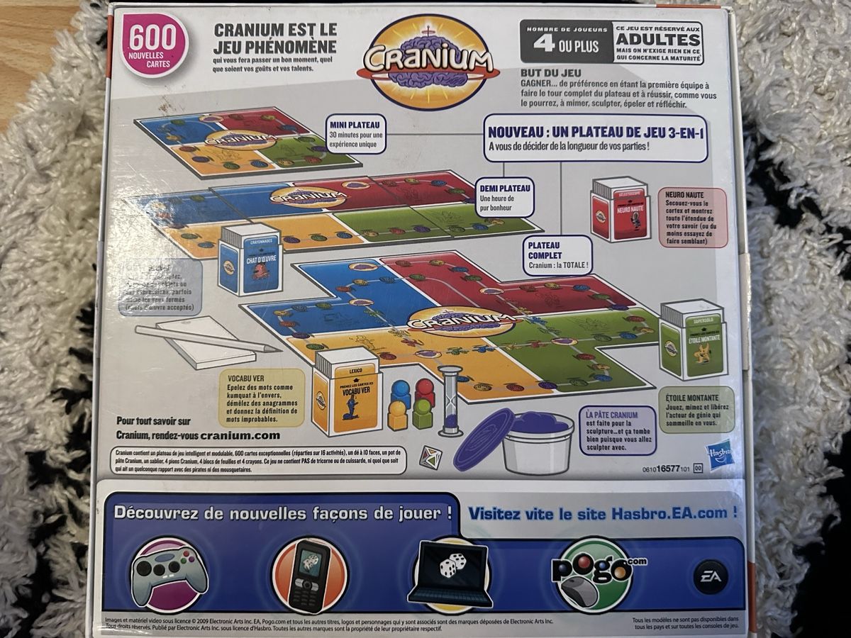 Jeux: Cranium – D'occasion à Le Mont sur Lausanne par butterfly67 1