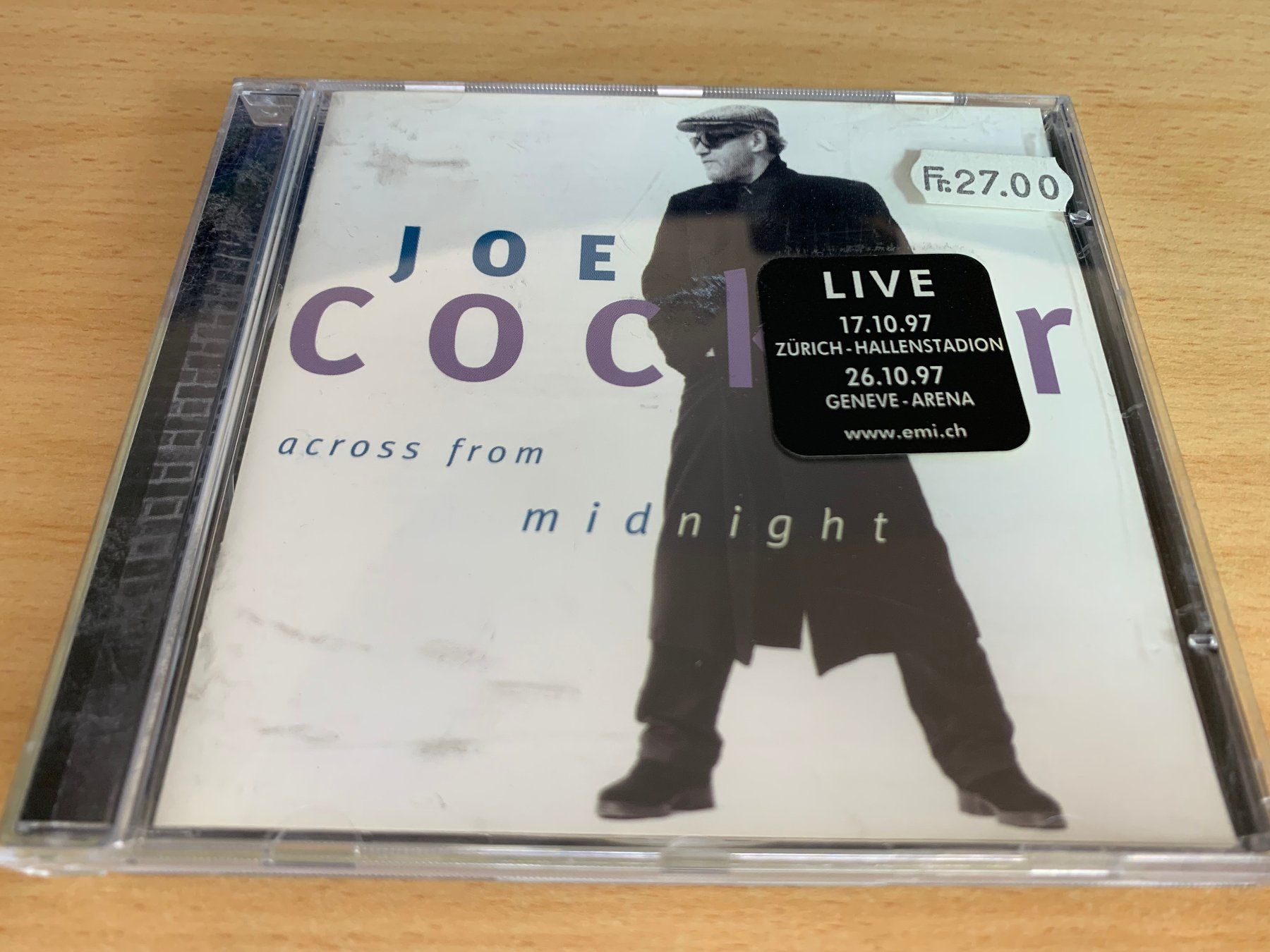 CD: Joe Cocker – Across From Midnight – Usato da Rikon im Tösstal venduto da Alpenmutz