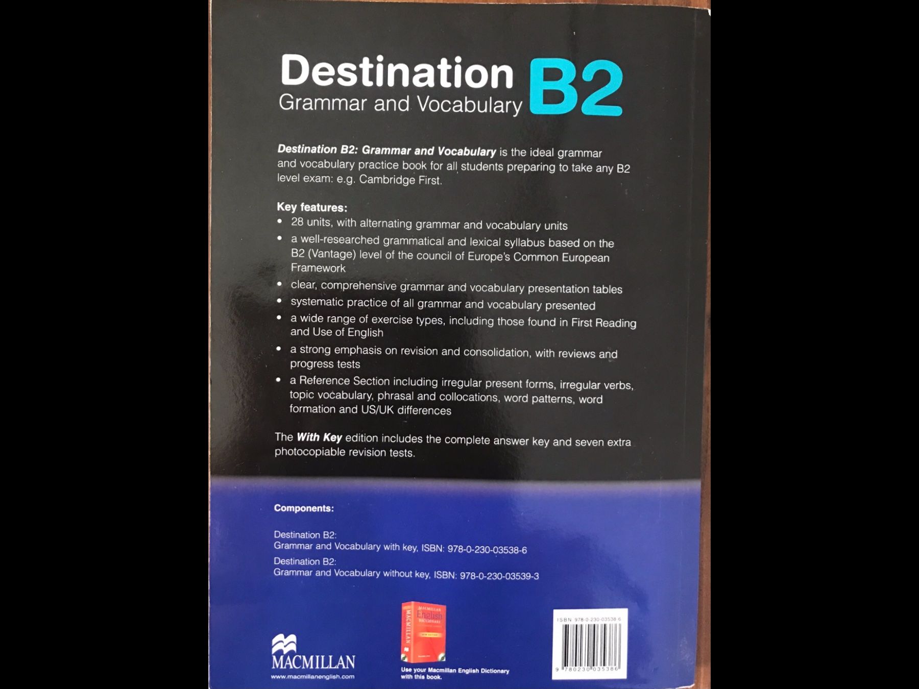 Libri: BMS Wirtschaft - Destination B2 Grammar & Vocabulary – Usato da uster venduto da articles 1