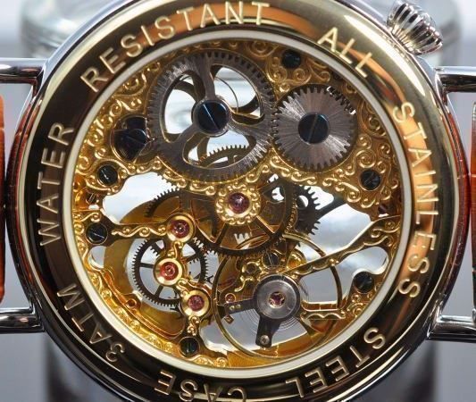 Orologi: Eichmüller schöne grosse Skelettuhr 50mm – Nuovo e nell'imballaggio originale da Wittenbach venduto da Gapservice 4