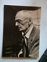 Hermann Hesse - Photographie Postkarte 1955 signiert