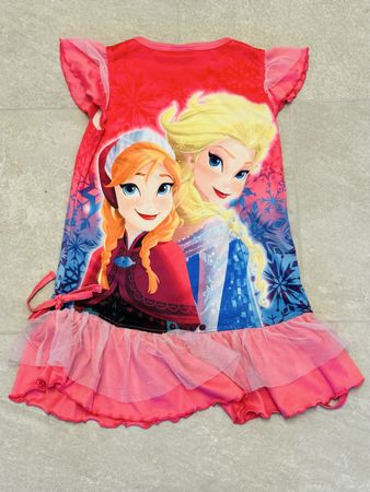 H&M Kleid Gr. 98  mit Elsa und Anna Motiv, Top!