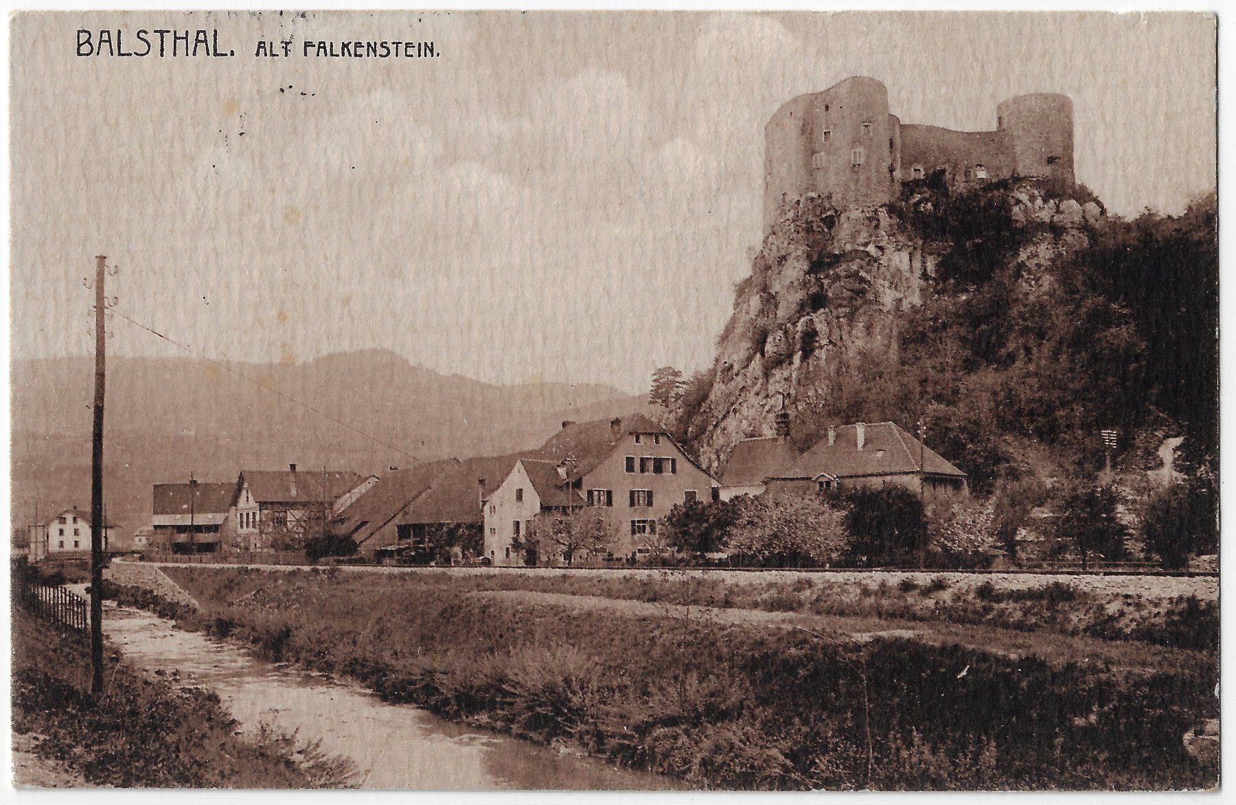 Ansichtskarten: Balsthal - Alt-Falkenstein – Gebraucht aus Balsthal von Palcivalle