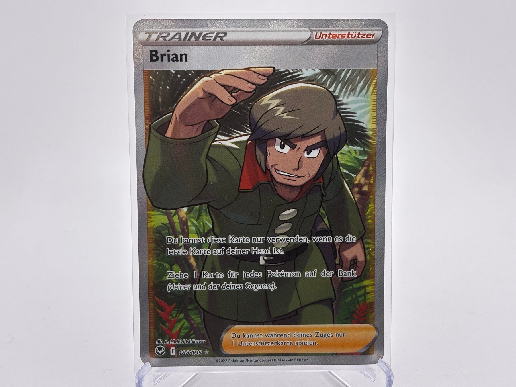 Pokémon Cartes à collectionner: Silberne Sturmwinde - Brian  (SIT 188) - DE – Neuf (Voir description) à Allschwil par Bullach