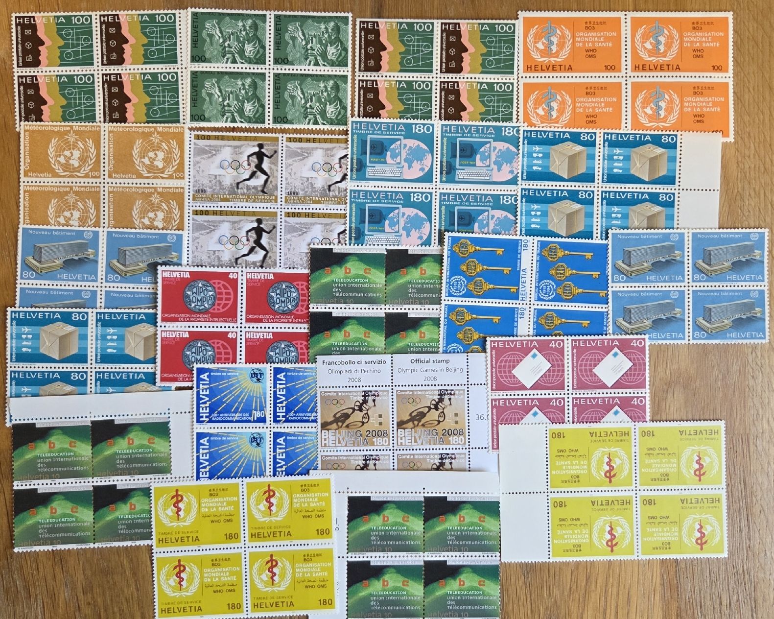 Tutti i francobolli: Briefmarken Postfrisch Wert 84 Fr. – Usato da Stans venduto da Ducati16 1