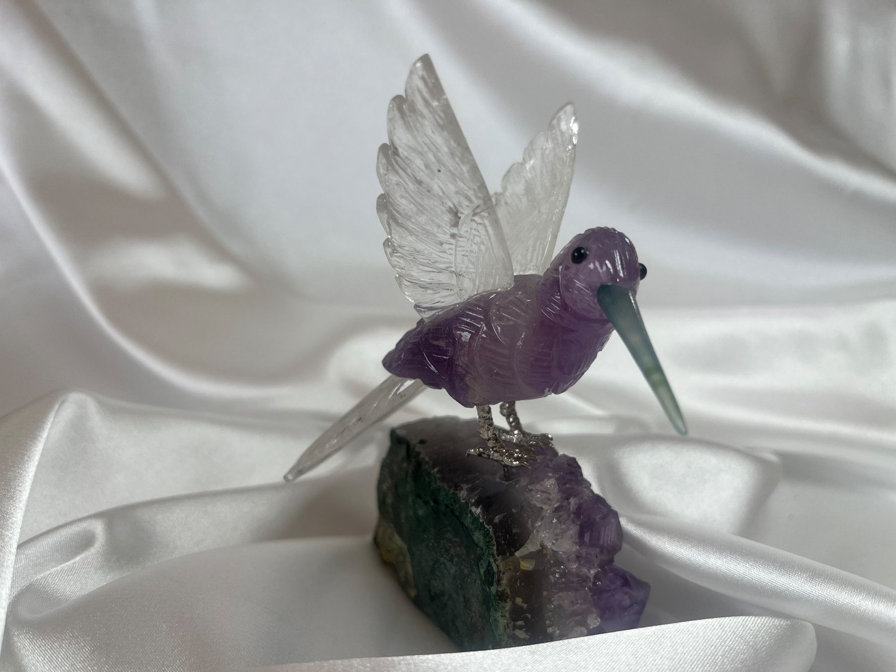 Minéraux & Lithothérapie: Bergkristall Amethyst Vogel Kolibri – Neuf avec emballage d'origine à Zürich par unique2010 2