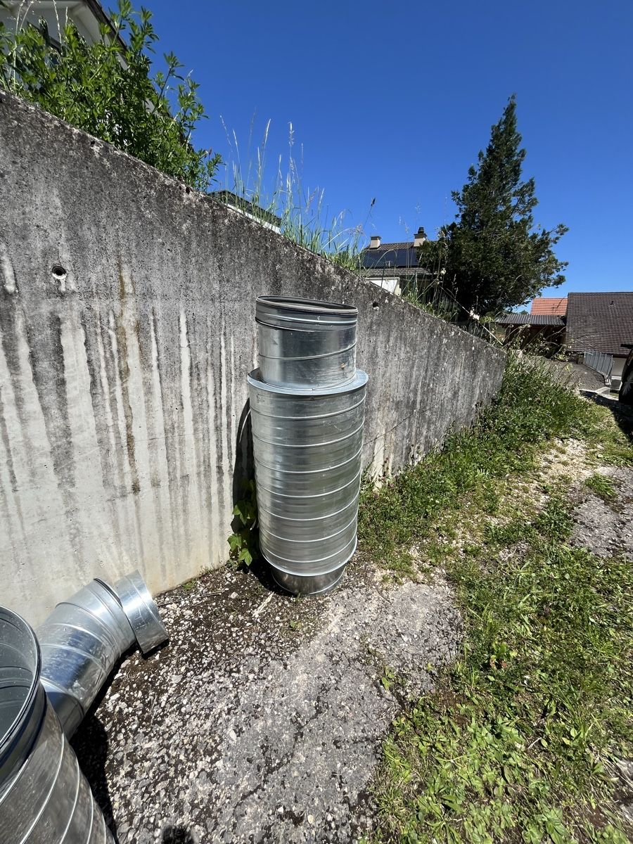 Metall- & Schlosserei Sonstiges: Schalldämpfer 400mm / 1.5 Meter lang – Gebraucht aus Büsserach von vin_h52r