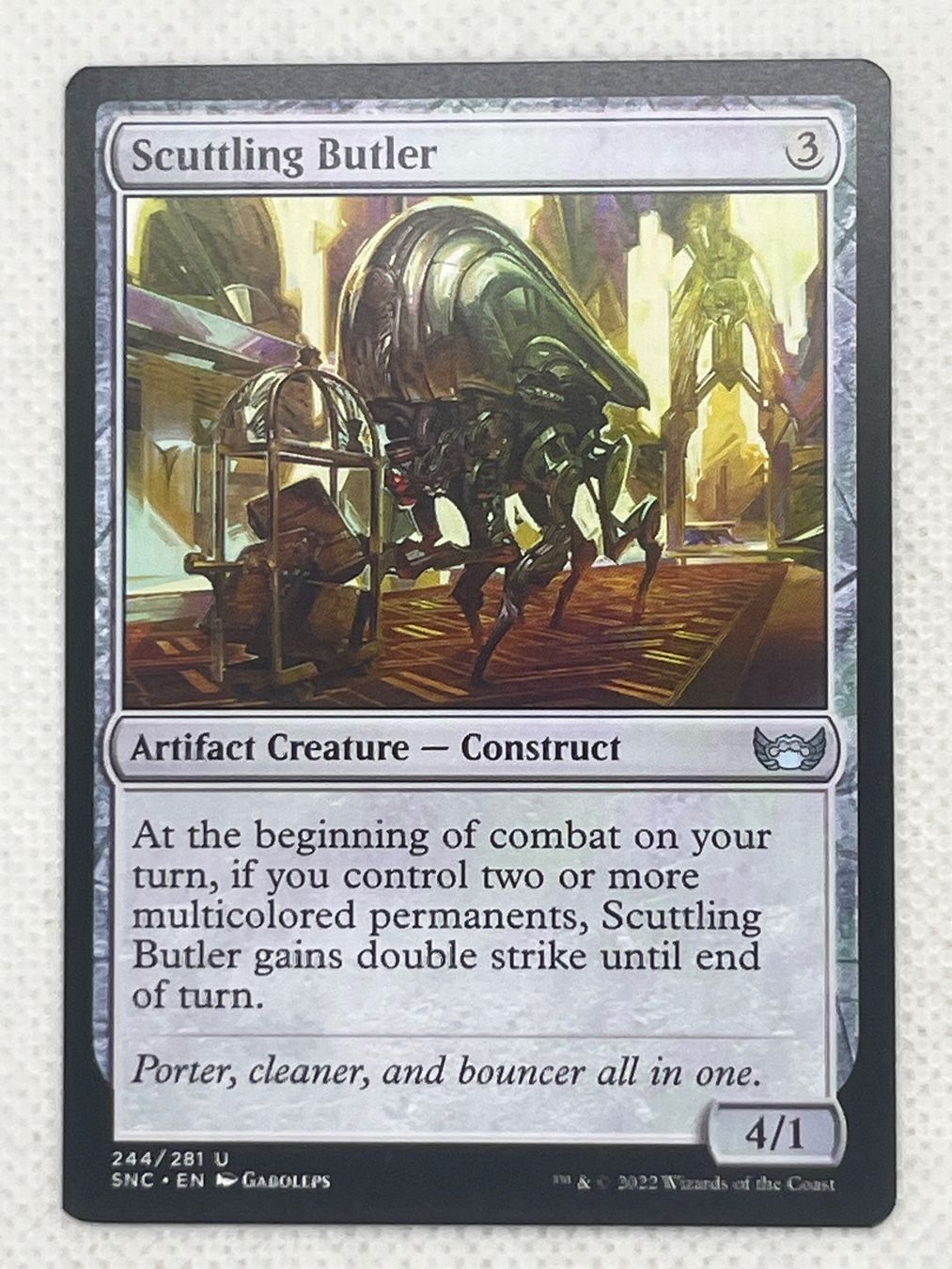 Magic The Gathering Carte collezionabili: Seltene Magic Karte: Scuttling Butler – Usato da Hinterkappelen venduto da Kim1992