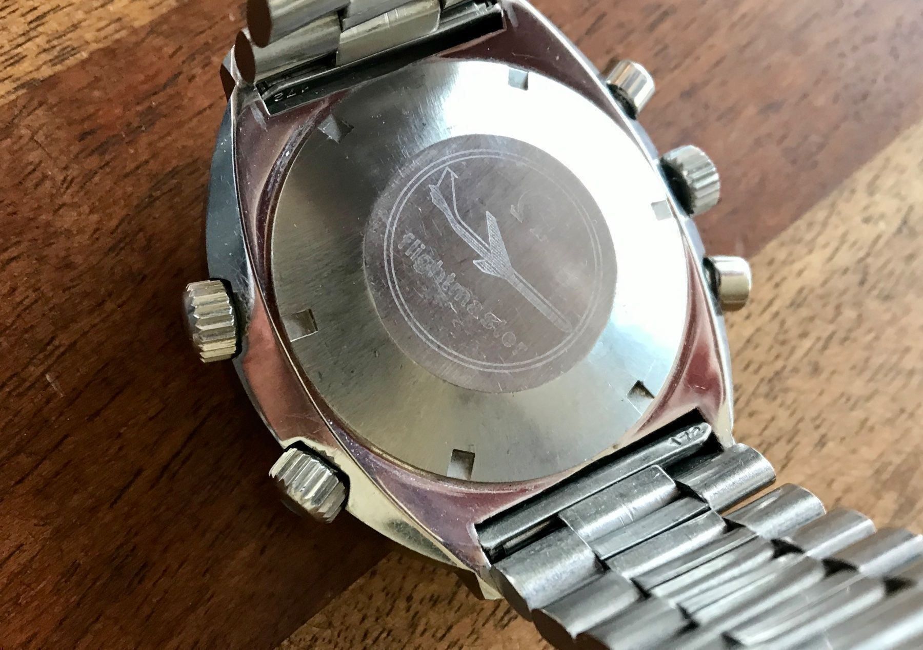 Omega Orologi: Omega Flightmaster Vintage Chronograph Perfect' Ref.145.026 – Usato da Morges venduto da 24time 5