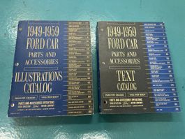 Ford USA 1949-59 originale Ersatzteilkataloge
