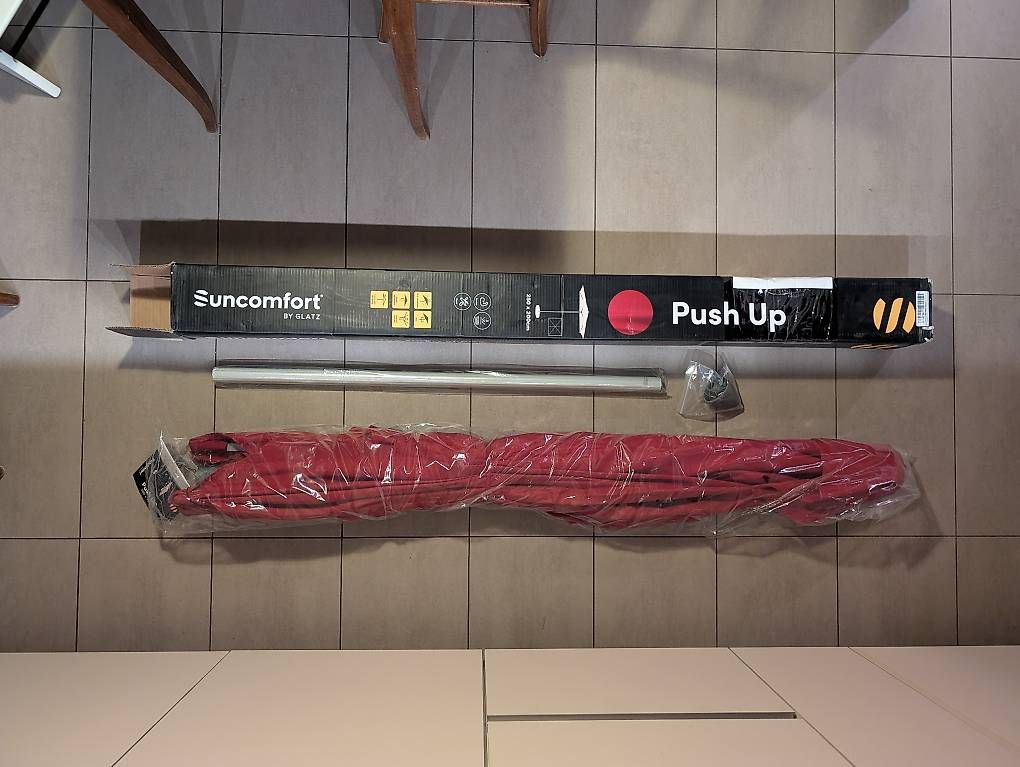 Glatz Sonnenschirme: Suncomfort by Glatz Push Up 2 x 2.5m – Neu und originalverpackt aus Zürich von ratingAAA 3
